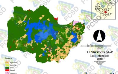 Land Cover Map Lake Manguao Catchment 2008, 2016 and 2020
